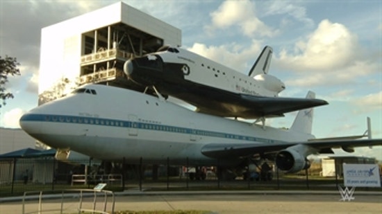 WWE crew members visited Johnson Space Center on Sept. 11, 2001: Never Forget: WWE Returns After 9/11 extra